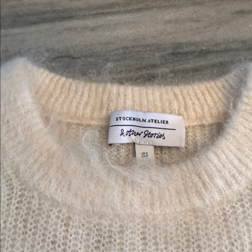 & Other Stories Stockholm Atelier mohair and wool sweater -NWOT - Picture 2 of 6